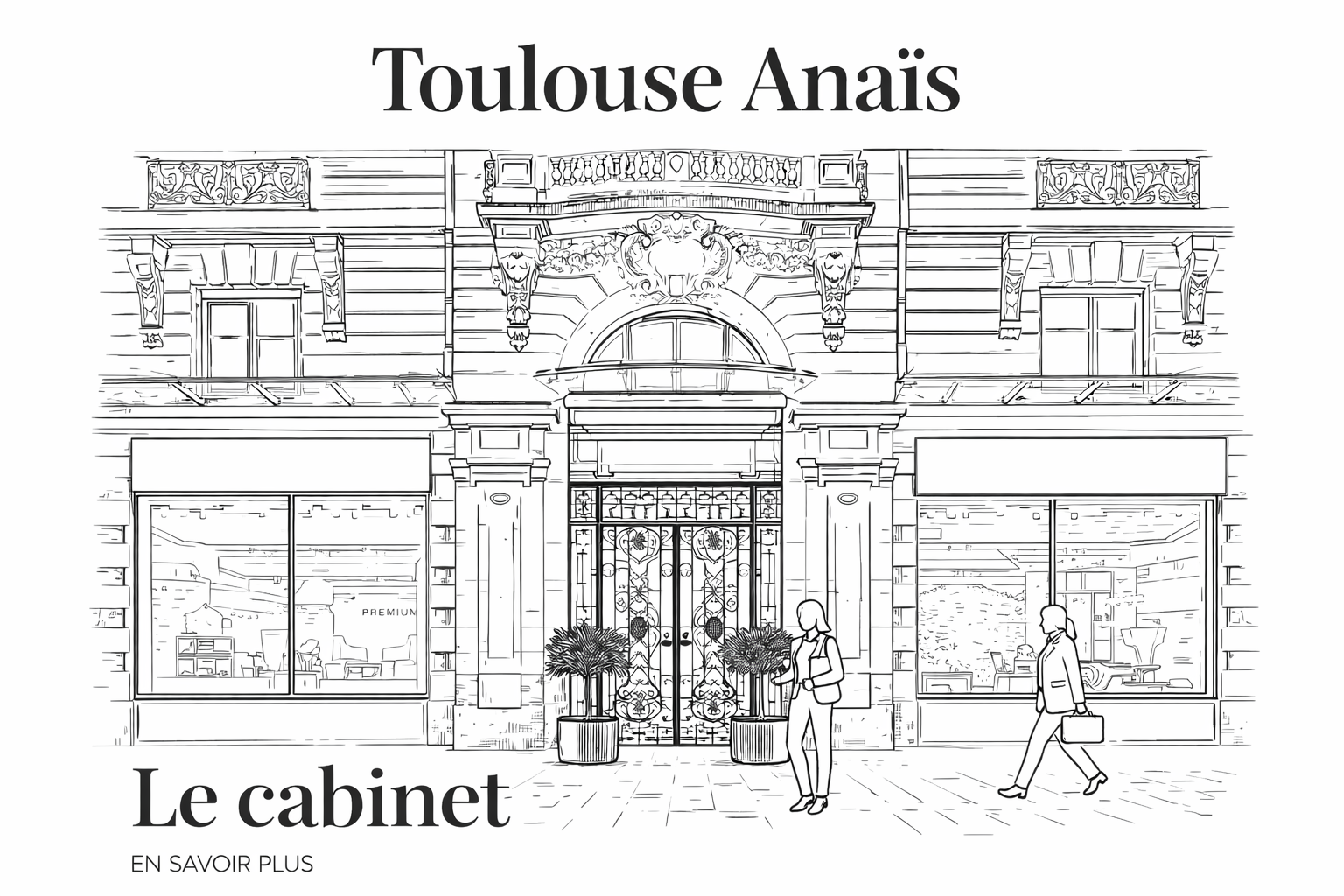 Façade du cabinet Anaïs Toulouse